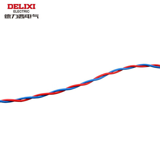 德力西（DELIXI）电线电缆 RVS 二芯1.5平方电源线充电线灯头双绞线 花线消防线