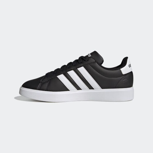 阿迪达斯 （adidas）休闲鞋男鞋女鞋2025夏季新款运动鞋GRAND COURT 2.0低帮轻便板鞋 GW9196黑色 39