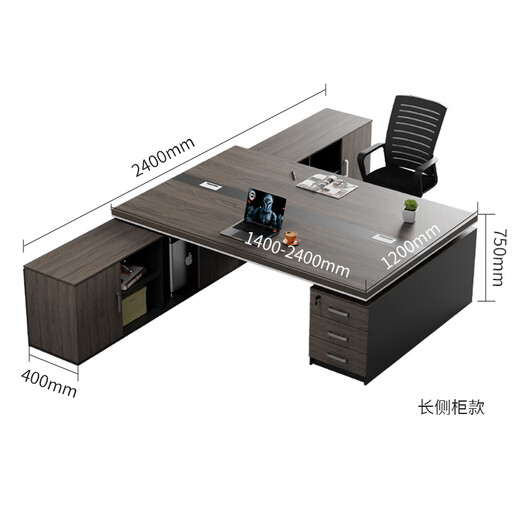 Boxen double-seat desk face-to-face boss desk staff desk employee desk supervisor desk computer desk sitting two-person combination 2.0 meters double seat