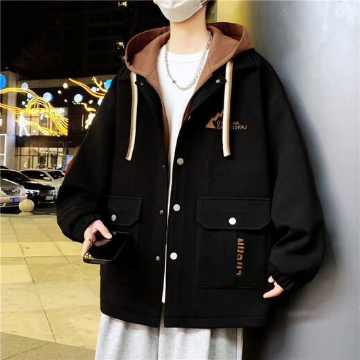 Boledi Frühlings- und Herbstkleidung Junior High School-Schüler Jacken hübsche Jungen Jacken 11-15 Jahre alte Teenager Männer-Baseballuniformen Trend 687 Gray (einteilige Jacke) hoher Qualität 175 2xl (Empfohlenes Gewicht 130-150 Jin [Jin gleich 0,5 kg]))