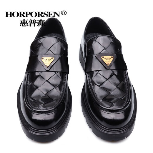 Horporsen/Итальянская коровьи лоферы мужская легкая и удобная подлинная кожаная мужская обувь от одной ноги до спортивной делу.