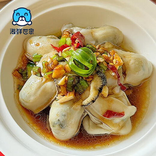 Seafood Family frozen oyster meat net weight 1.6 Jin Jin equals 0.5 kg 60-70 pieces/bag oyster meat hot pot barbecue ingredients fresh seafood