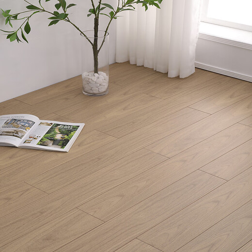 纯实木地板厂家直销橡木圆盘豆金刚柚木原木进口轻奢家装环保卧室 9922橡木本色小结910*125*18 1㎡