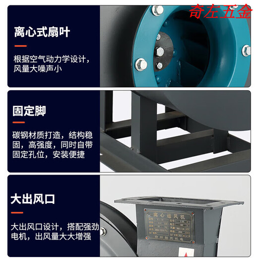 树奢古达9-19 离心风机 高压离心风机 通风机 引通风机 隧道通风机 91 9194A2.2KW380V