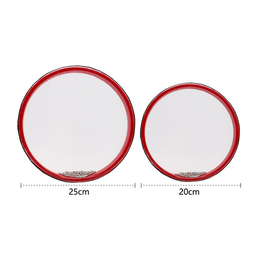 Becky Ya Kinder-Sound-Therapie ORF Percussion Instrument transparent Ozeantrommel Ozeanwelle Drum Kinder 0-3 Jahre alte Meditation Musiktherapie transparente Ozeanwellentrommel 10 Zoll/25 cm