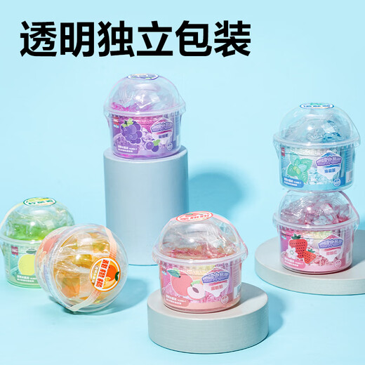 
Deli Slime Crystal Mud Jelly Cup Decompression Artifact Water Elf Liquid Glass Bubble Gum Beverage Theme Bag Children's School Starting Stationery Birthday Gift Single Pack