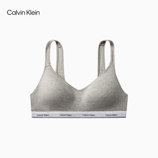 Calvin Klein Unterwäsche 24 Herbst Neue Frauen CK Komfortable Top Support Light Sports Wireless Weste Bra Qp3271o P7A-Coconut Blue Grey S