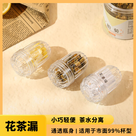 Baijie tea leakage tea filter Tritan material high temperature resistant tea filter tea warehouse tea water separator tea brewing tea ball 2 pieces