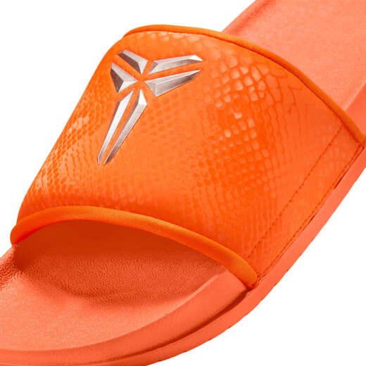 Nike Kobe Men's Cushioning Slippers Grabbing Indoor Official NIKE KOBE OFFCOURT IF2870 800 Striking Orange/Metal Silver 44
