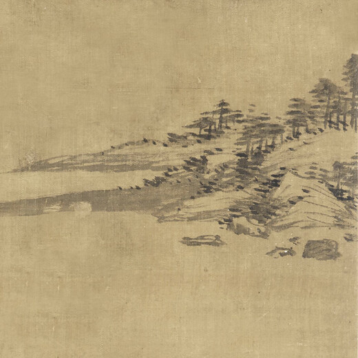 
Annual Cao Zhi Baijiang Tree Autumn Sound Picture Ancient Landscape Painting Scroll Chinese Painting Famous Paintings Replicas of Antique Paintings Hanging Paintings Wang Meng Landscape Album 13297 30X35 cm spray painting heart size mounting milky white