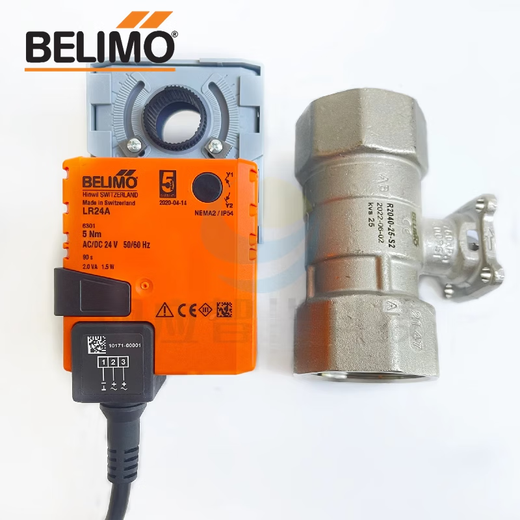 搏力谋SRNRLR24ALR230ALR24ASR电动调节开关球阀执行器 R679AO(DN80二通球阀)