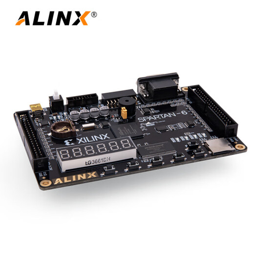 
ALINX Black Gold FPGA Development Board XILINX Spartan-6 XC6SLX9 FPGA Introduction Learning Board AX309 AN9767 Set