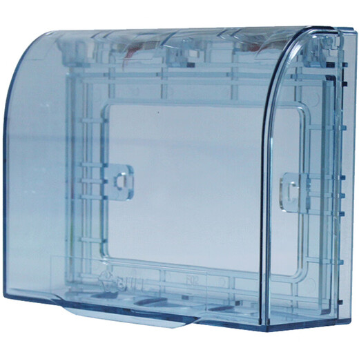 BULL switch waterproof box integrated with socket wall panel protective cover bathroom splash box smart toilet leakage plug 118 type two-position waterproof box (excluding socket) official home kitchen and bathroom special power box cover