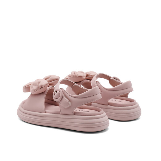 Belle sweet and cute soft-soled children's shoes women's shopping mall lightweight casual sandals E7203B64 pink size 31