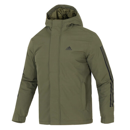 阿迪达斯（adidas）2024冬季新款男子户外运动工装棉服时尚百搭保暖防风防水连帽外套 IV9230 M