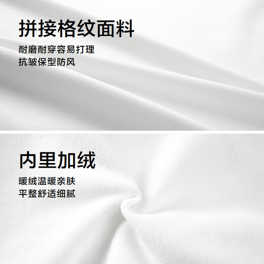 Heilan House velvet sweatshirt men's winter round neck velvet thickened warm long-sleeved men's HNZWW4W058A