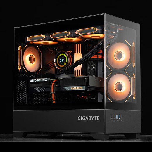 Gigabyte AMD Ryzen 7 9800X3D/RTX5080/5070Ti/RX9070XT e-sports game sea view room X870M family bucket desktop computer host thousand frames e-sports six R7 9800X3D丨RTX5070Ti