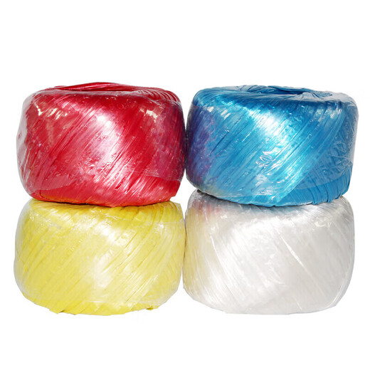 Sairuijia large roll 100 meters plastic tearing rope Packing rope Binding rope Packing rope Plastic rope Binding belt Nylon rope Blue