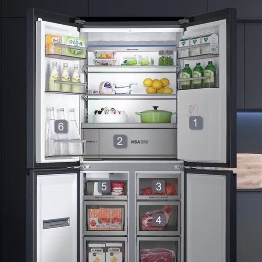 Casarte Casarte 506 litres Réfrigérateur transversal à quatre portes à quatre portes BCD-506wgCTDLADSU1 Frose Frost Frost Frost BCD-506