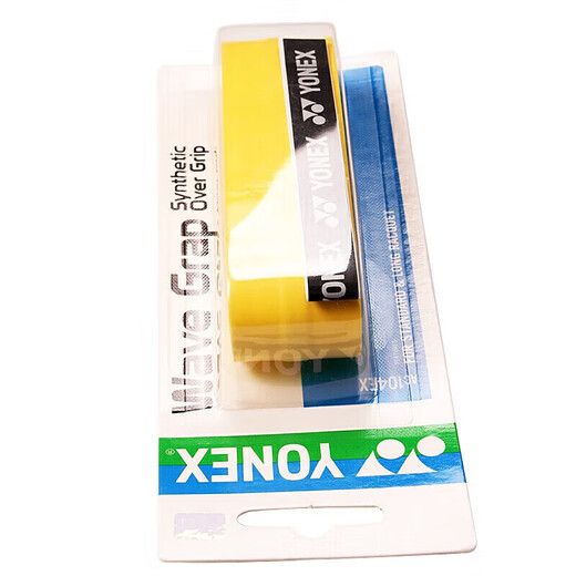 YONEX尤尼克斯羽毛球手胶防滑吸汗带粘性龙骨柄皮AC-104EX-004黄色