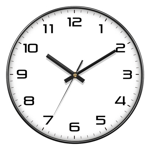 Made in Tokyo, Zhishi series wall clock clock wall clock living room 2025 new quartz clock 30cm star black