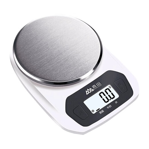 Xiangshan Kitchen Scale High Precision Baking Electronics Household Kitchen Electronics Food Scale Medicinal Material Scale EK9710 Silver Battery [1g Précision / 3kg]