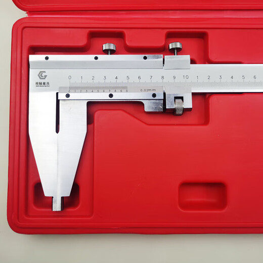 Large range one-way long claw vernier caliper 0-500 600 1000mm measuring tool internal and external diameter measurement accurate and durable 0-700mm
