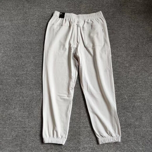 Adidas (adidas) sports pants men's pants 2025 spring new casual pants knitted breathable loose feet pants trousers IP3927 light gray XL