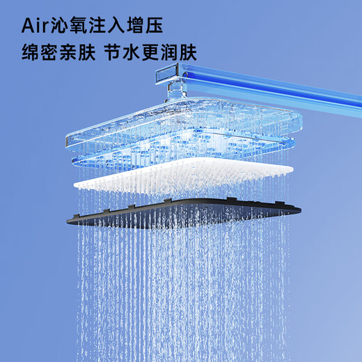 摩迈MOMAI摩迈 6218数显恒温淋浴花洒套装浴室沐浴家用枪灰色花洒 6218 恒温数显 奶油