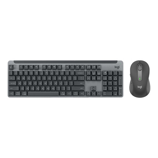 罗技（Logitech）优选系列K865机械键盘 无线蓝牙双模键盘（K845升级款）104键全尺寸 游戏商务办公键盘鼠标套装 K865石墨黑+M650 M黑色