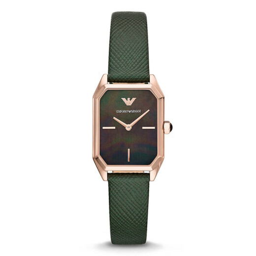 Emporio Armani Watch Damengürtel Stahlgürtel Einfacher Retro Star European und American Watch Geschenke Gleicher Preis 618 Kleine Green Watch Luxus Geschenkbox11149