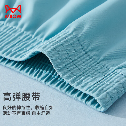 
Catman 5A antibacterial loose large size aro pants men's underwear men's ice silk quick-drying flat corner air conditioning pants 2 pairs 3XL