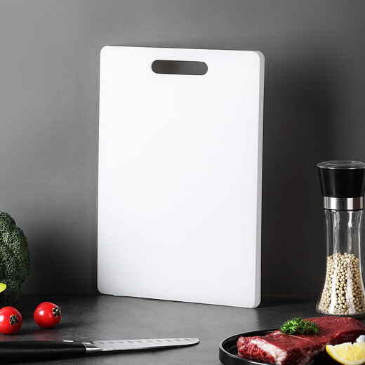 Maxcook Schneidebrett PE-Kunststoff-Schneidebrett schimmelresistentes, rohes und gekochtes doppelseitiges Schneidebrett in Haushaltslebensmittelqualität 38*28*1,5