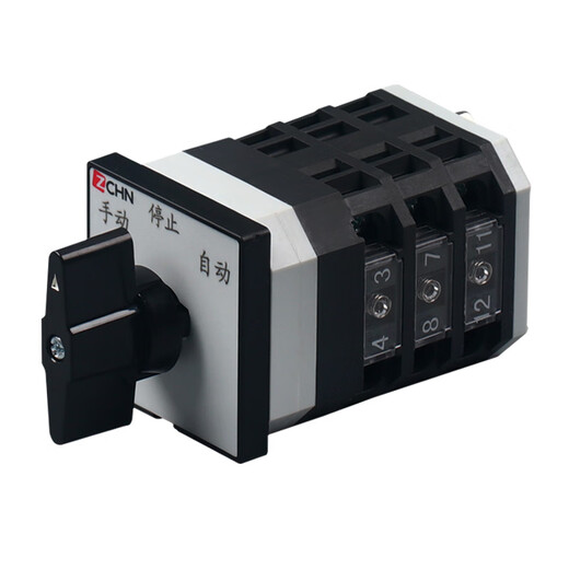 LW12-16 three-speed two-section transfer switch, automatic stop and manual switching combination rotary switch LW12-16/2 (3-speed, two sections)