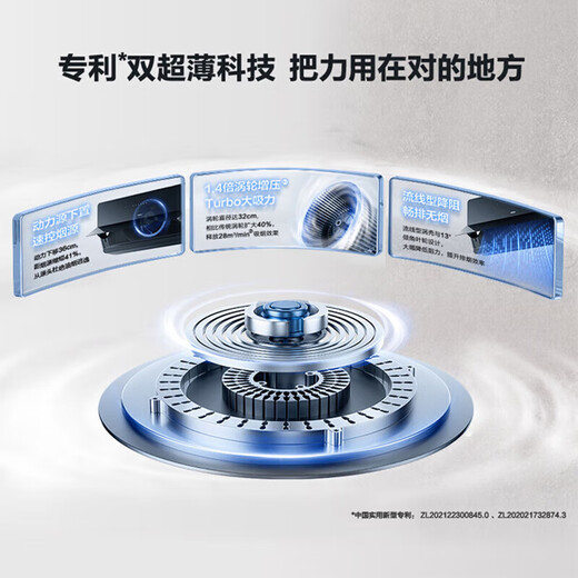 Boss (Robam) Range Hood [mismo modelo en la tienda] Capucha de rango dual ultra delgada 23 Cúbico Gran rango de succión Side Suction Range Hood Electrodomésticos Subojo de gobierno 5008-U1 Single Hood