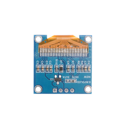 0.96-inch OLED display module 128x64 I2C communication SSD1315 12864 LCD screen IIC serial 7-pin white display