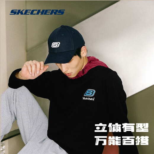 Skechers Casual Couple Sun Visor Caps Men's and Women's Fashionable Sun Protection Caps Sports Baseball Caps Versatile Casual