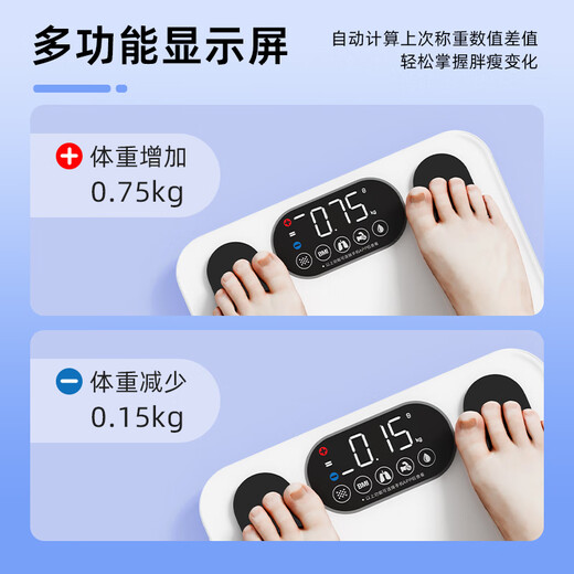沃莱（ICOMON）沃莱体脂秤高精准智能体重秤 健身房专用电子秤人体减肥健身健康监测测量仪
