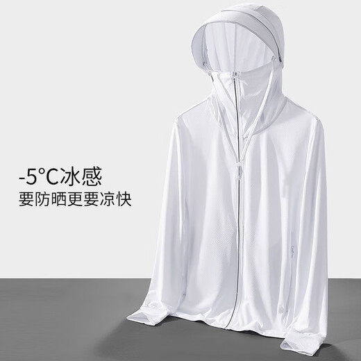 Jingxu Ice Silk Sun Protection Clothing Men's Summer Quick-Drying Breathable Jacket Outdoor Fishing Clothing Large Size Sports Running Couple Sun Protection Clothing Navy-Single Piece Main Picture Style 3XL Recommended Weight 145-160 Jin Jin is equal to about 0.5 kg