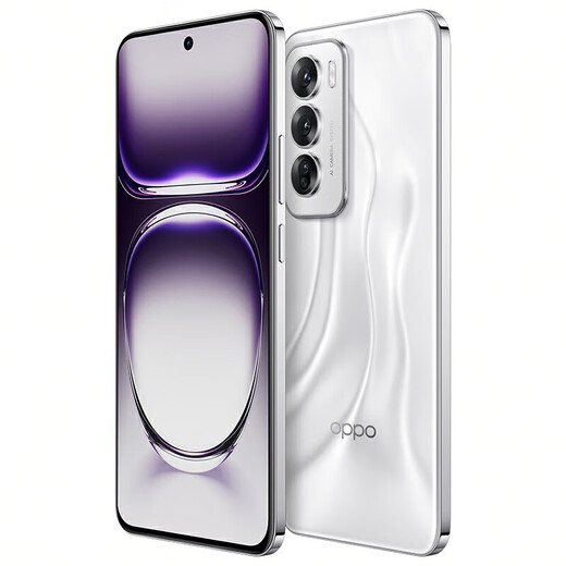 OPPOReno12 超美小直屏 安卓Live图  16GB+256GB 千禧银 国家补贴OPPO5G手机【赠话费券】