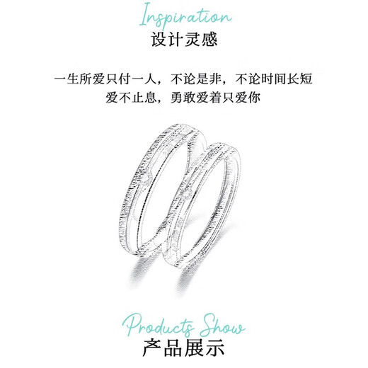 MZMZ platinum couple ring men's pt950 platinum knot English diamond ring Double Eleven birthday gift for girlfriend local warehouse/next day delivery-light luxury living ring