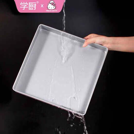 Xuechu baking pan commercial 11-inch non-stick KT Hello Kitty square baking pan cake cookie cookie jujube cake mold baking mold KT7024-non-stick square baking pan