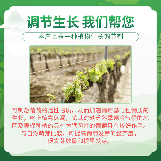 Rongya 50% cyanamide grape nectarine and kiwi fruit germination agent sleep-promoting bud growth regulator cyanamide 250ml*40 bottles/box