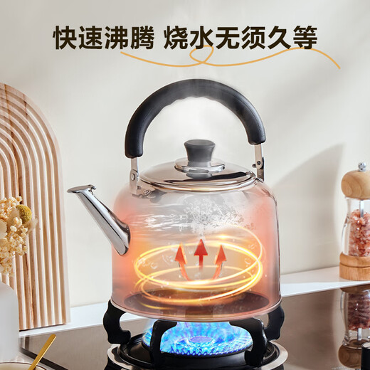 SUPOR 304 stainless steel whistle kettle 5L kettle open flame gas induction cooker universal ES50AKS01