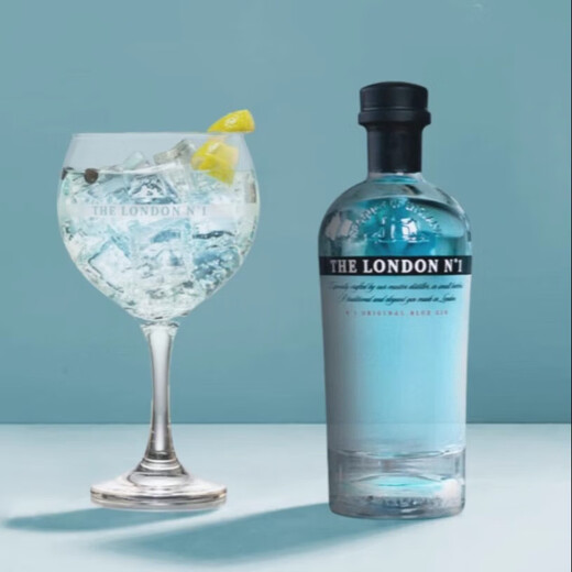 JiTu金典淡蓝色LONDON N1 GIN伦敦一号金酒英国进口珍正产自伦敦 700mL