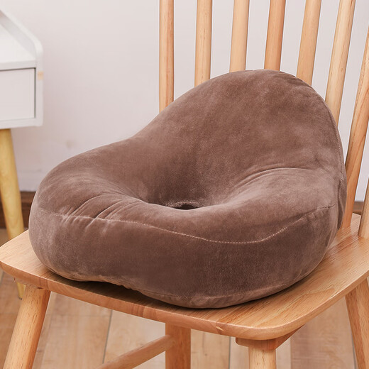 Segana Anti-Hemorrhoids Sedentary Artifact Beautiful Buttocks Cushion Pregnant Women’s Buttocks Office Hollow Breathable Thickened Cushions for Posture Correction Crystal Super Soft-Brown Color Hip Protection and Beautiful Buttocks