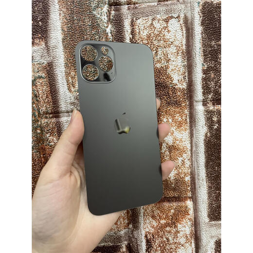 Xushansi new Apple 17promax mobile phone case PPLE is suitable for Apple 12pm mobile phone back cover glass 12 blue original quality with tools + glue