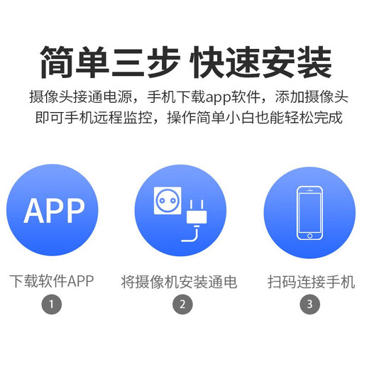 Yanoshi Überwachungsmarke Wireless Kamera muss keine Verbindung zur WLAN-Überwachungskamera-Monitor-Überwachung 360 Grad Automatische Rotation Dialog und Überwachung des Dialogs und überwachen