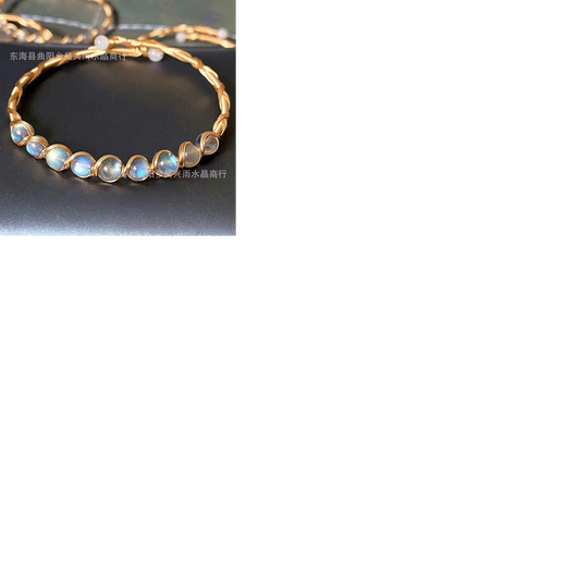 Yangyan moonstone red agate bracelet bracelet white pearl tourmaline natural 14k gold-wrapped wire bracelet labradorite natural white pearl bracelet