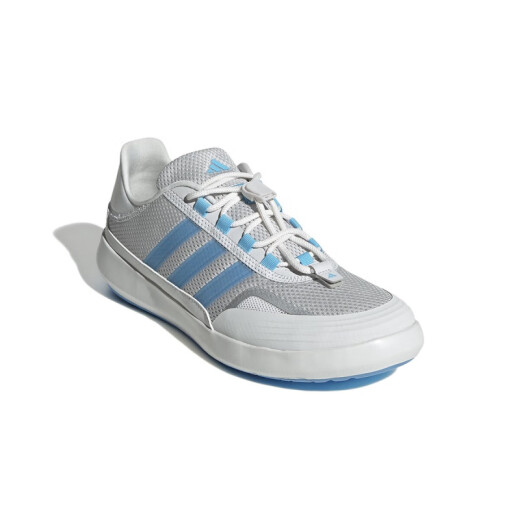 ADIDAS阿迪达斯男女同款网面透气舒适休闲运动鞋轻便耐磨跑步鞋JH9756 符点灰/蓝JH9758 36.5